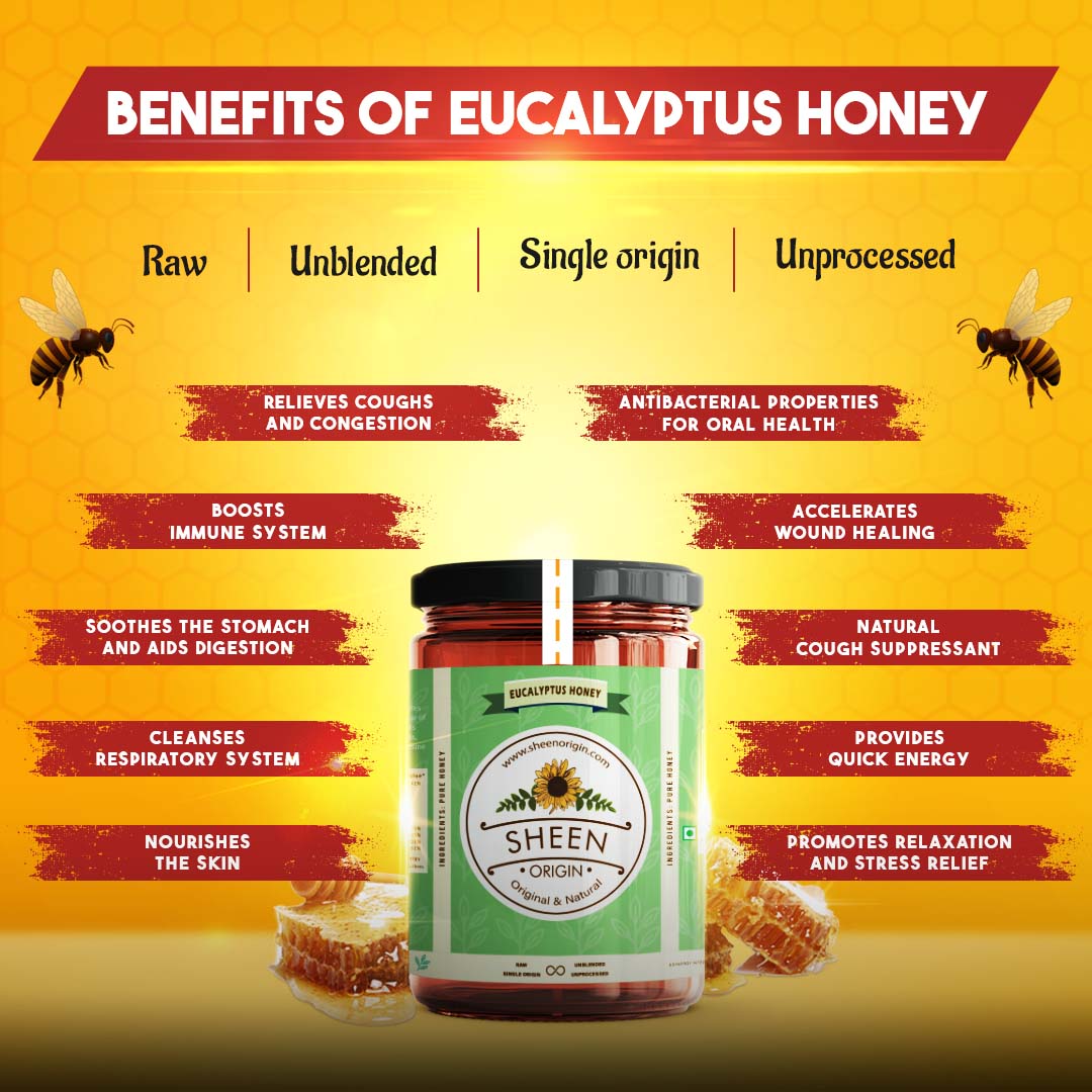 Eucalyptus Honey Pure and Natural - Limited Edition